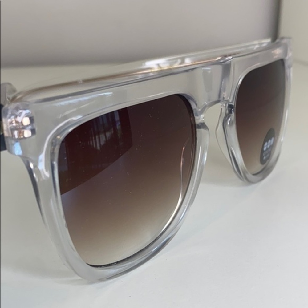 Komono Sunglasses NEW The Bennet Clear square - Picture 11 of 16